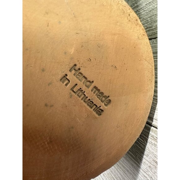 Vtg Klaipeda Lietuva Beer Mug Stein Ceramic Sailboat Lithuania Souvenir 5" Tall - Picture 8 of 11